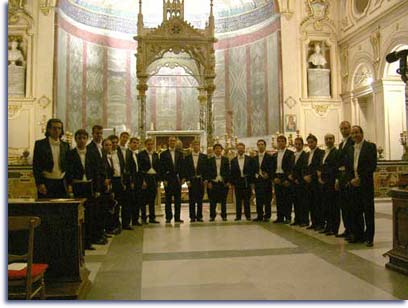 Foto  del concerto a Santa Cecilia in Trastevere